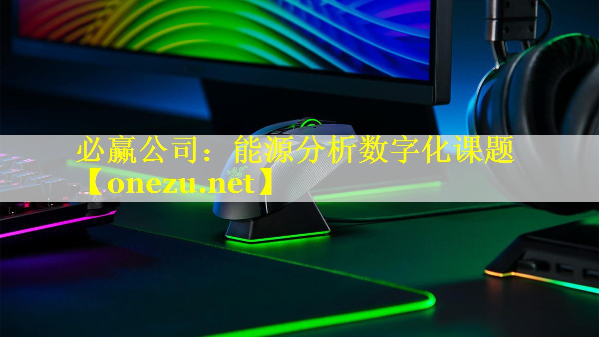 必赢公司：能源分析数字化课题